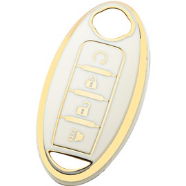 WTSHOPME Key Fob Cover Fit for Nissan Altima Rogue Sentra Pathfinder Frontier Maxima Titan Armada Versa Smart Key