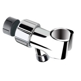 YOO.MEE Shower Arm Bracket for Handheld Shower Head, Adjustable Holder Mount, Chrome