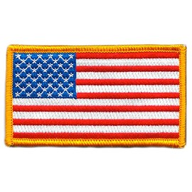 2" x 3.5" - USA Tactical Patch - Red White & Blue