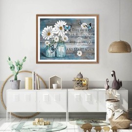 Diamond Painting Kits for Adults - Diamond Art Kits for Adults Beginner, Inspirational DIY Full Drill Diamond Dots Paintings with Diamonds 5D Gem Art and Crafts Home Wall Decor 16x12inch 117