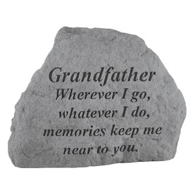 Kay Berry- Inc. 16720 Grandfather Wherever I Go-Whatever I Do - Memorial - 6.5 Inches x 4.75 Inches