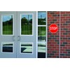 NMC SS3R Security Sign, "STOP", 12" Width x 12" Height,