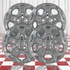 Brighter Design Set of 4 17" Push-on Chrome Hubcaps for