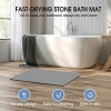 VEELOIM STONE BATH MAT DIATOMACEOUS SHOWER MAT NON-SLIP SUPER ABSORBENT