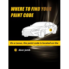 (085) Eminent White Pearl Touch Up Paint Compatible with Lexus, Exact Match Car Paint Pen Automotive Scratch Repair Remover Kit Quick & Easy Solution for Vehicle Chips and Nicks