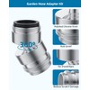 Hibbent Faucet to Garden Hose Adapter Kit, Sink Hose Attachment