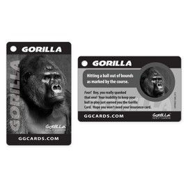 Gorilla Golf Cards 2 Pack - The On-Course Golf Betting Game