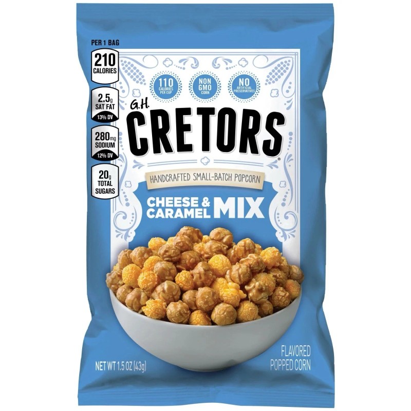 GH. CRETORS CRETORS Cheese & Caramel Mix Popcorn, 1.5 oz.,