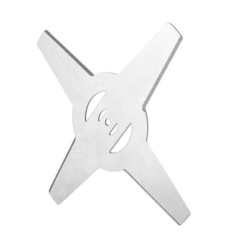 2PCS Mower Blades 4 Teeth Head Blades 7.9in Stainless Steel