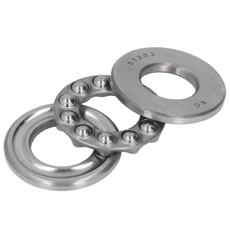 10Pcs Thrust Ball Bearing Single Direction Accessory Replacement Set Kit