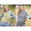 King Cole Homespun Prism DK Knitting Pattern - 6100 Ladies