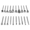 Kimlonton Rotary File 0.1 inch (3.175 mm) Shaft, 20 Piece