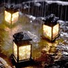 TDA Trading Solar Lanterns Outdoor Hanging Lights Warm LEDs Fairy