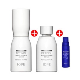 IOPE 아이오페 레티놀 슈퍼 바운스 세럼 55ml(30ml+25ml)+레티놀 레티젝션 세럼 5ml Iope Retinol Super Bounce Serum 55ml (30ml + 25ml) + Retinol Rejection Serum 5ml
