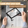 Retoo Reading Magnifying Glass A4 3X Large Lightweight Magnifying Glass