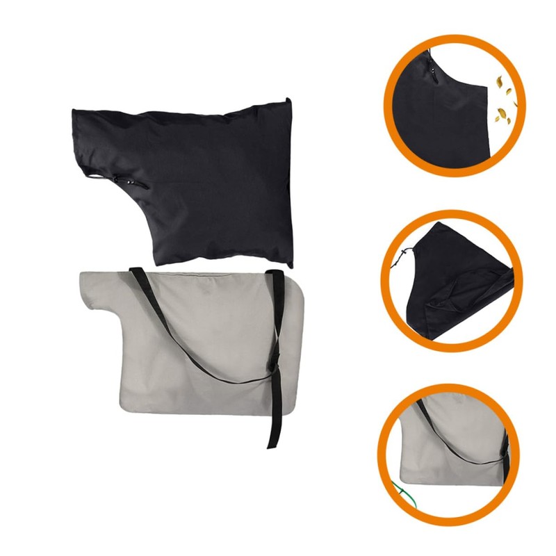 Outanaya 2pcs Leaf Collection Bag for Leaf Blower Vacuum Oxford