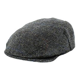 Failsworth Soft Harris Tweed County Cap Stornoway Pattern 2012 (57cm) Blue/Grey