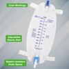Easy-Tap Leg Bag Urinary Drainage Bag, 1000ml, Anti-Reflux Valve, Cloth