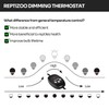 REPTIZOO Dimming Thermostat, PID Temperature Controller with Memory Function, Reptile