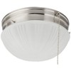 Westinghouse 6721000 Two-Light Flush-Mount Interior Ceiling Fixture with Pull Chain,