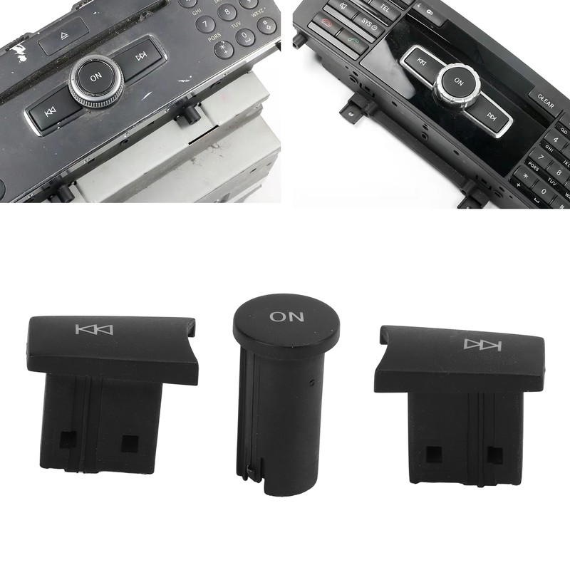 3Pcs set Radio Volume Adjust Control Button Knob Replacement for