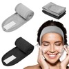 LOPHE 2 Pack Spa Headband, Facial Makeup Hair Wrap with