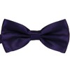TANGDA Men Solid Tuxedo Satin Polyester Bow Tie BowTies -