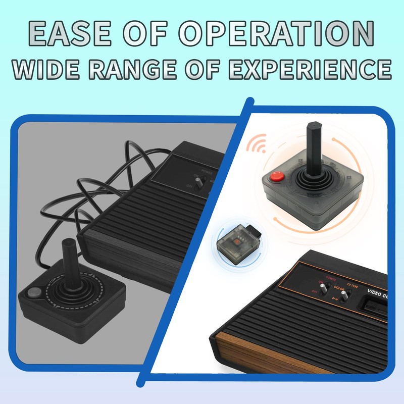 Atari Joystick Controller - Action Buttons/Four-Way Joystick, Power Saving -