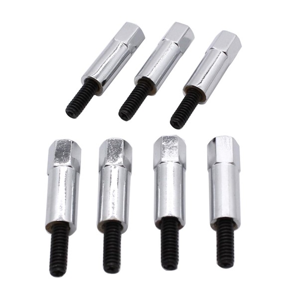 GSKMOTOR 7Pcs Chrome Valve Cover Bolt Set Replacement for Jeep