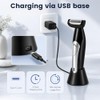 Mens Back Shaver with Long Handle, Multifunctional Cordless Back Shavers