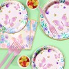 Butterfly Plates and Napkins Party Supplies (100Pcs) Butterfly Paper Plates,