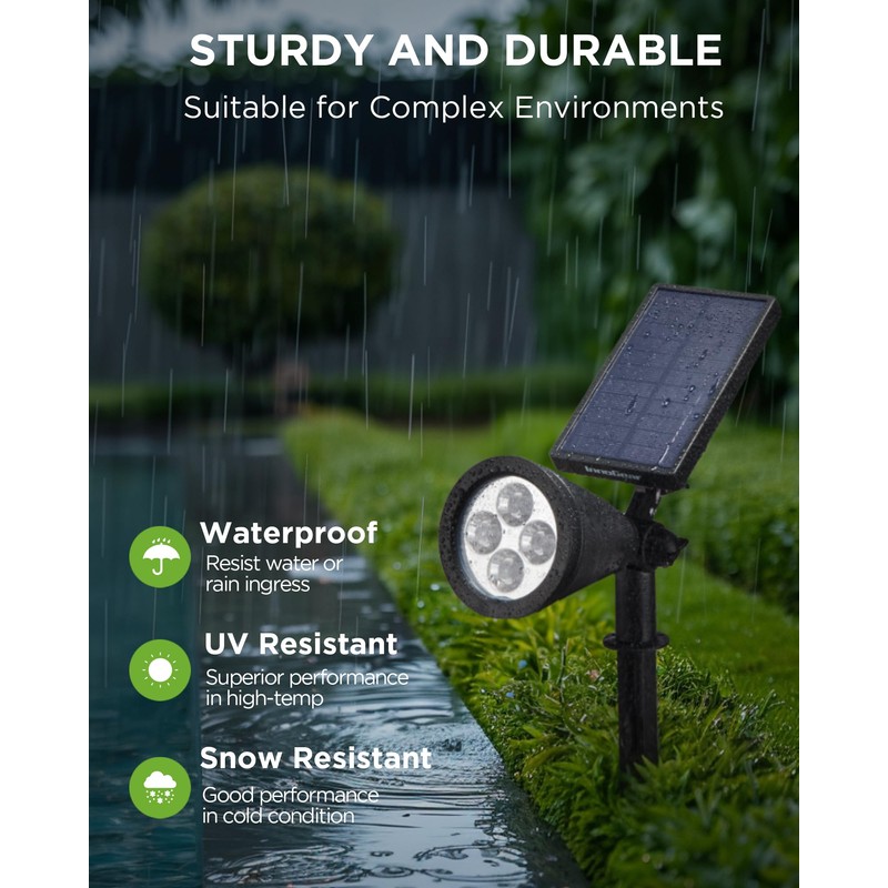 InnoGear Solar Lights Outdoor Waterproof Solar Garden Light for Outside