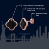 Gem Stone King 18K Gold Plated Sterling Silver Flower Shape