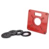 TopHomer Universal Router Table Insert Plate Set, Aluminum Alloy Plate