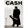 Johnny Cash - Music Poster (Walking With Guitar Case -