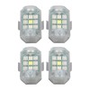 4Pcs LED Strobe Light High Brightness Waterproof Portable Wireless Flashing
