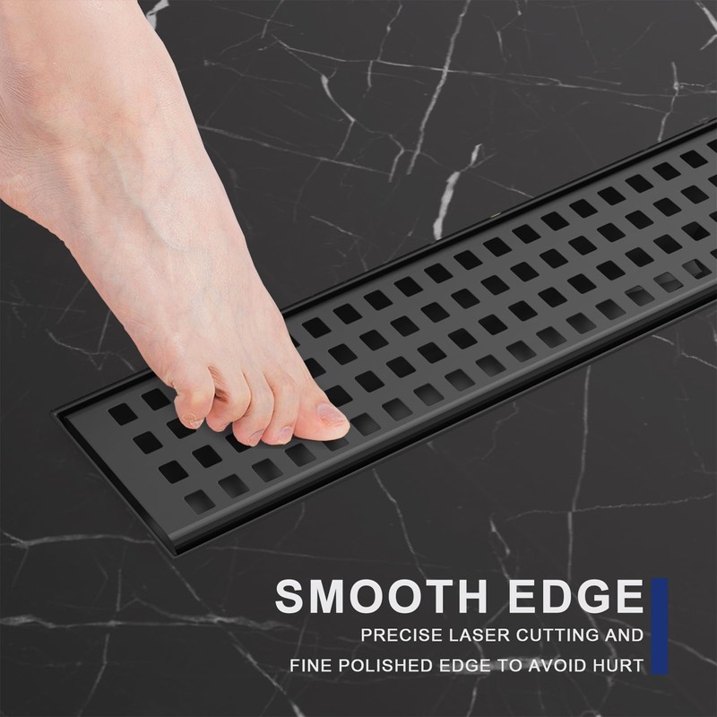 Linear Shower Drain | 24 Inch AISI 304 Stainless Steel