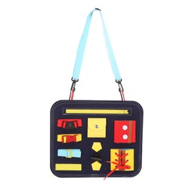 Sensory Board Relaxing Develop Basic Skills Educational Portable Activity Board Toy for Dementia Seniors Toddler