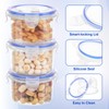 Kssvzz Pack of 6 300 ml Food Storage Containers with