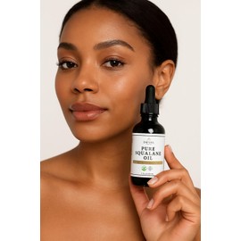 Humectante De Aceite De Escualano Puro Con 100% De Escualano Derivado De La Caña De Azúcar Para Rostro, Cuerpo, Piel Y Cabello - Aceite Facial 2 Fl. Oz.