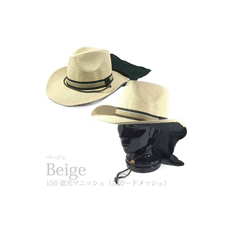 [The Hatter] 150 Light Blocking Manish Sauce (Mesh), Straw Hat,