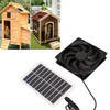 Efficient Solar Power Panel Exhaust Fan, Energy Saving and Odor