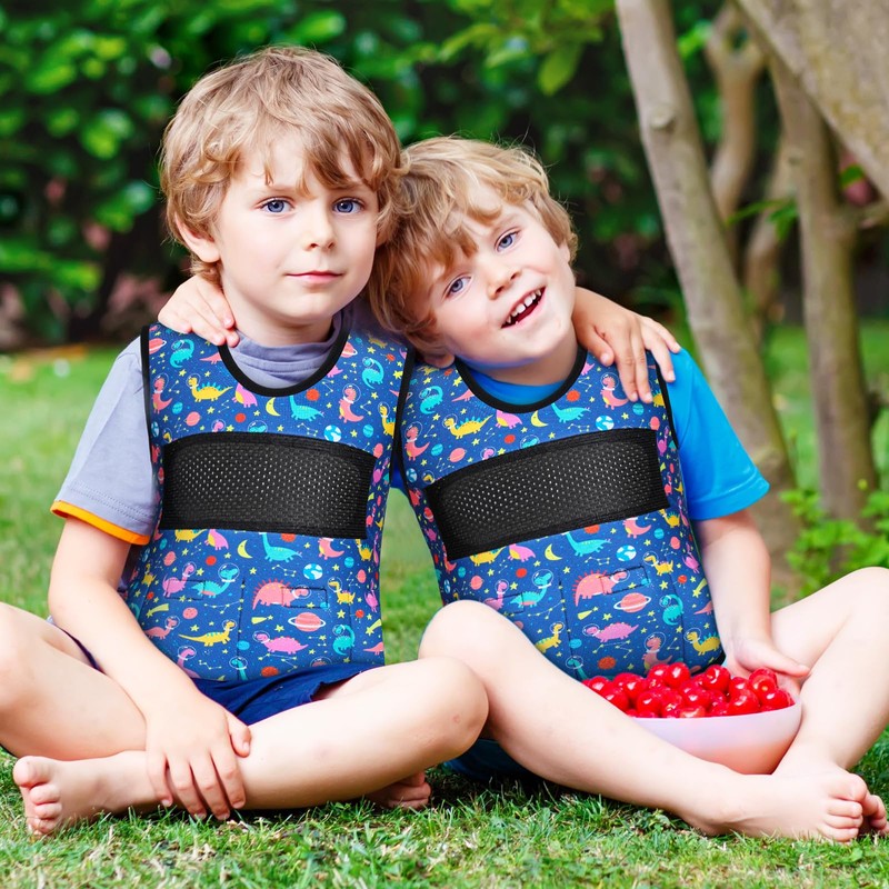 Janmercy Weighted Vest for Kids Adjustable Breathable Compression Vest for