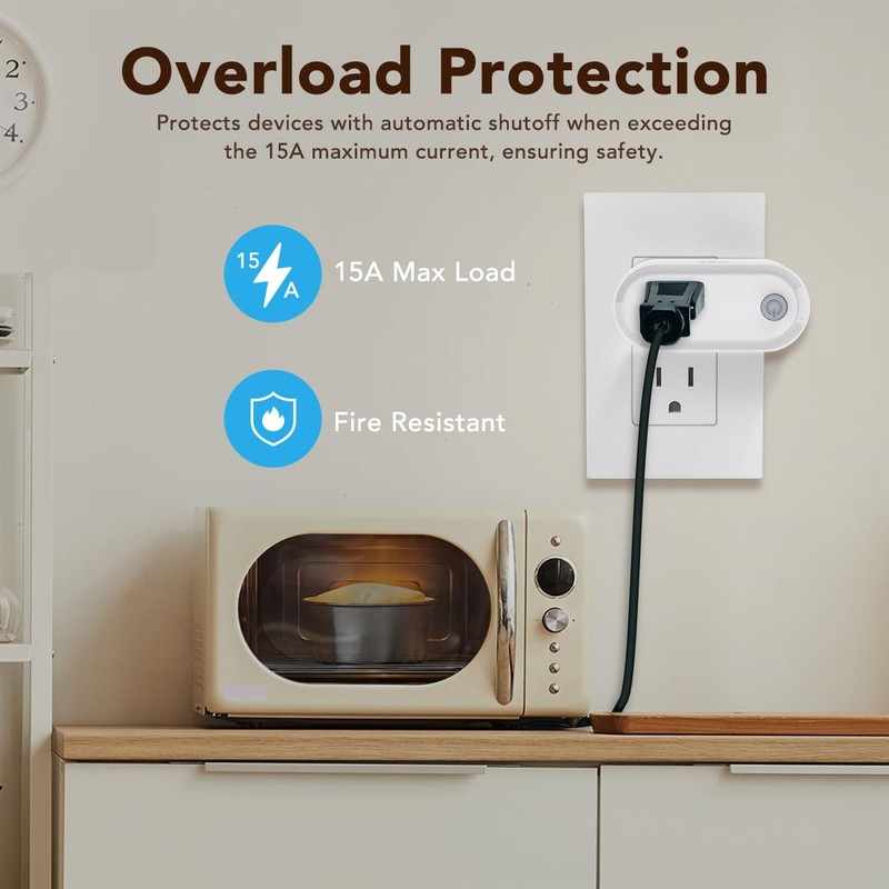 NEO Z-Wave Plus Smart Mini Plug 3-Pack, Compact Z-Wave Outlet