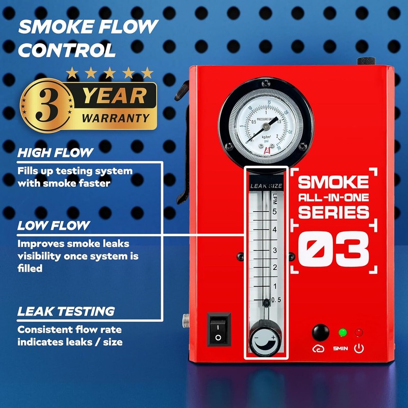 SMOKE MAN EVAP Smoke Machine Diagnostic Test Automotive Fuel Pipe
