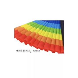 Unbranded NEW Rainbow Large Folding Hand Rave Fan for Women/Men Chinease/Japan