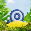 Fjquamitix Vegetable Peeler Snail Shape Design with Ceramic Blade Non-Slip