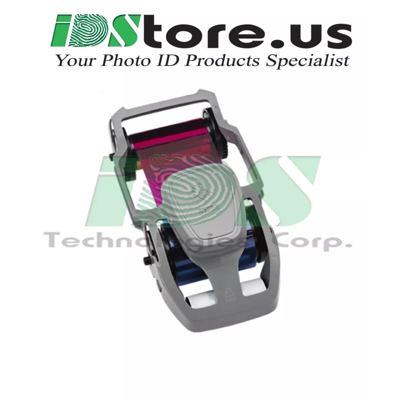 Zebra 800300-250LA YMCKO Color Ribbon 200 Images ZC100/300 Series Latin
