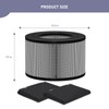 50250-S HEPA Filters Replacement & Carbon Pre-Filter Set Compatible with