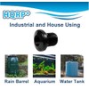 HQRP 2-Pack 3/4" ABS Bulkhead Fitting Double Threaded Water Tank
